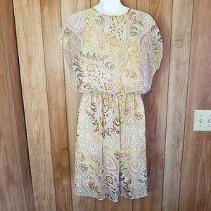 Espresso flowy dress womens size medium